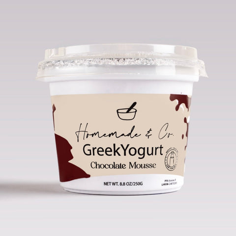 Greek Yogurt (Chocolate Mousse) 250g - Tayyib Store - Homemade & Co. - Lahore