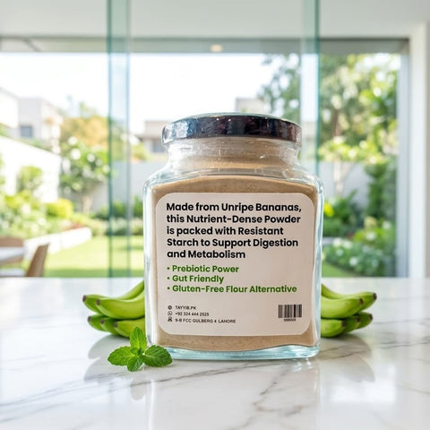 Green Banana Powder 180g - Tayyib Store - Tayyib Foods - Lahore
