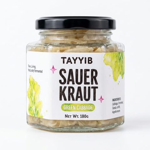 Green Sauerkraut 180g - Tayyib Store - Tayyib Foods - Lahore