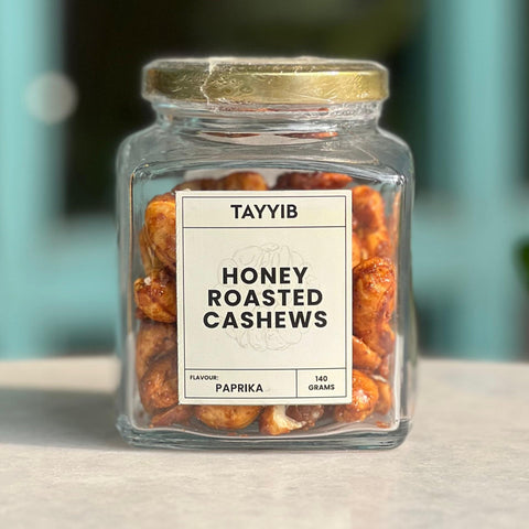 Honey Roasted Cashews (Paprika) 140g - Tayyib Store - Tayyib Foods - Lahore