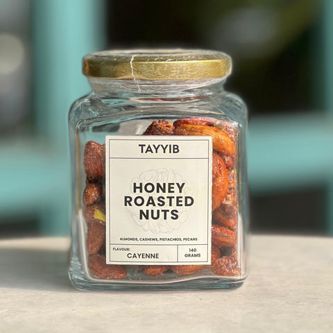 Honey Roasted Nuts (Cayenne) 140g - Tayyib Store - Tayyib Foods - Lahore