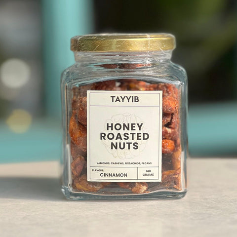 Honey Roasted Nuts (Cinnamon) 140g - Tayyib Store - Tayyib Foods - Lahore