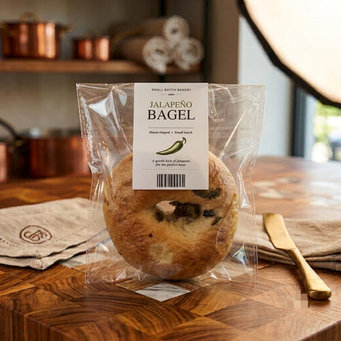 Jalapeno Cheddar Bagel - Tayyib Store - TAYYIB - Lahore