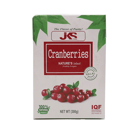 JKS Cranberries (Frozen) 300g - Tayyib Store - JKS - Lahore