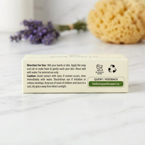 Lemongrass Soap 100g - Tayyib Store - GOOD SOAPS Co. - Lahore
