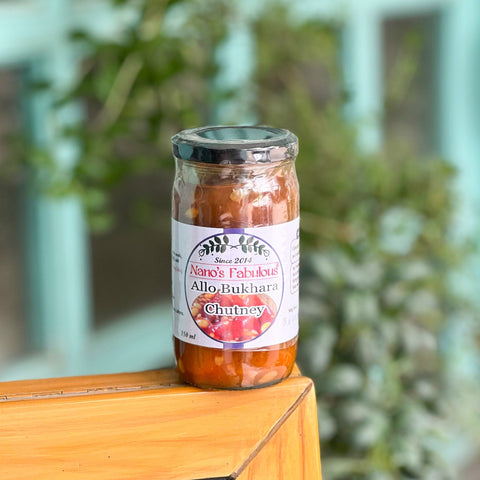 Nano's Aloo Bukhara Chutney 350ml - Tayyib Store - Nanos Fabulous - Lahore