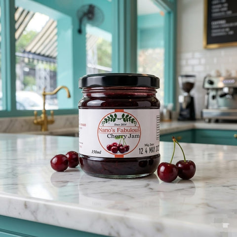 Nano's Cherry Jam 150ml - Tayyib Store - Nanos Fabulous - Lahore