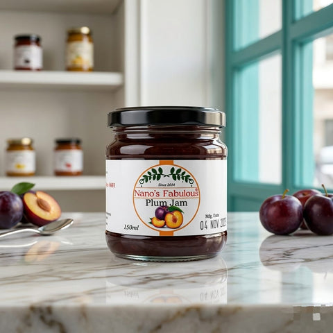 Nano's Plum Jam 150ml - Tayyib Store - Nanos Fabulous - Lahore