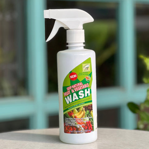 Natural Fruit & Vegetable Wash 500ml - Tayyib Store - Seep Organics - Lahore