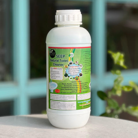 Natural Toilet Cleaner 1 liter - Tayyib Store - Seep Organics - Lahore