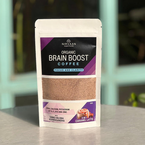 Organic Brain Boost Coffee 150g - Tayyib Store - Nirvaan Superfood - Lahore