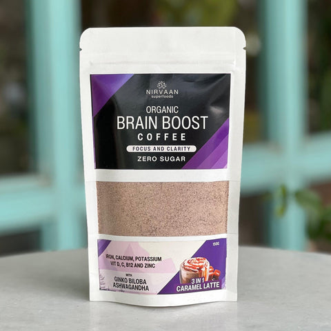 Organic Brain Boost Coffee Zero Sugar 150g - Tayyib Store - Nirvaan Superfood - Lahore