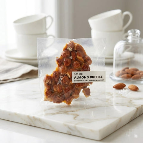 Salted Caramel Almond Brittle 50g - Tayyib Store - Tayyib Foods - Lahore
